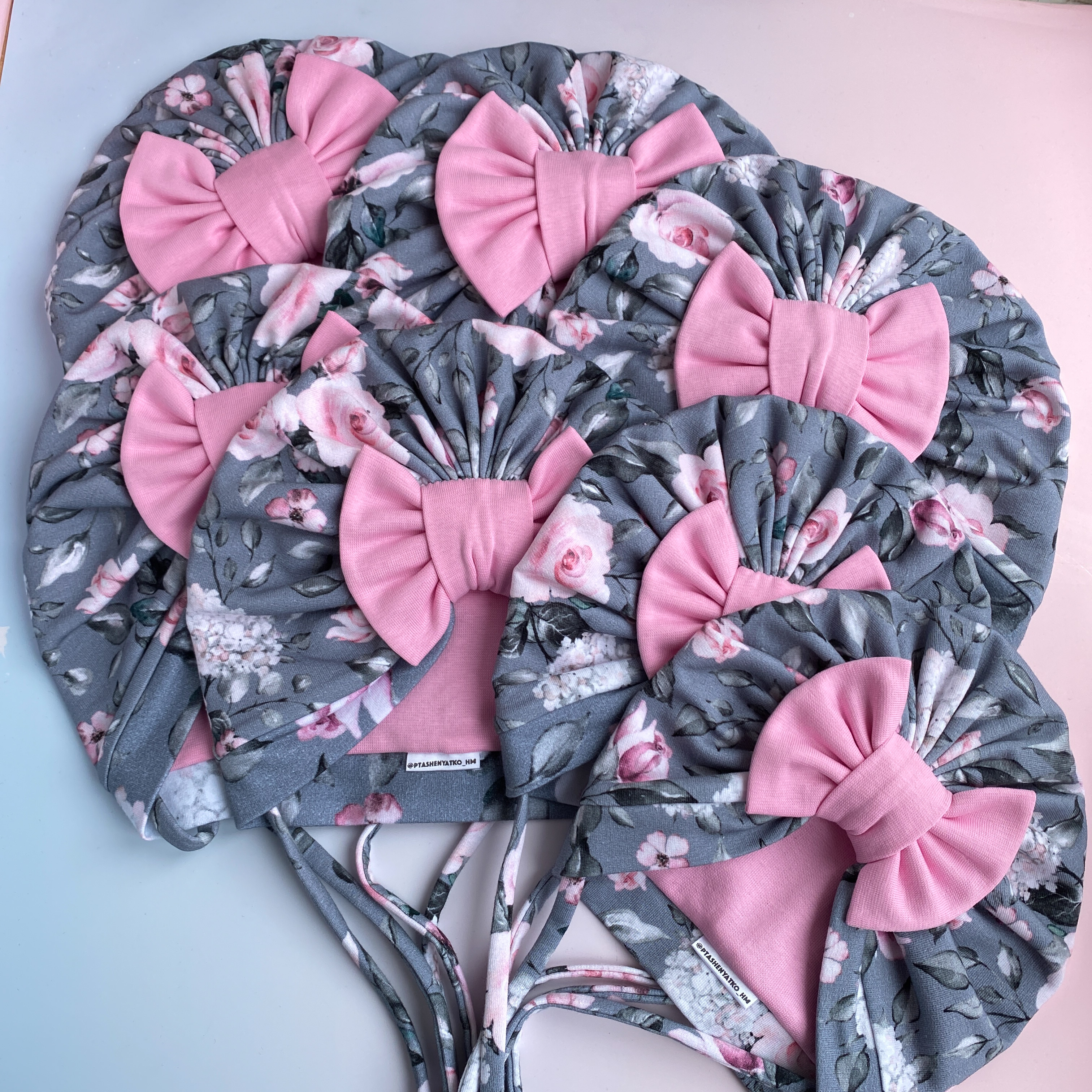 Тюрбан в квітковий принт